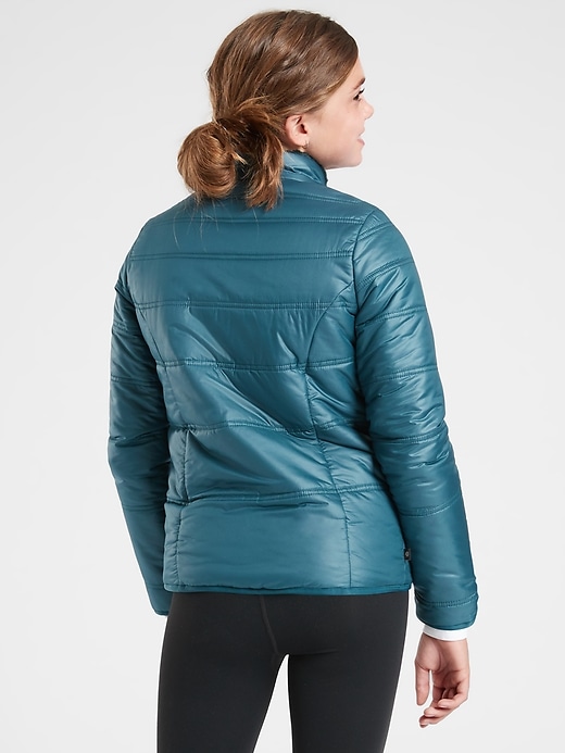 Image number 2 showing, Athleta Girl Reversible Warm + Fuzzy Jacket