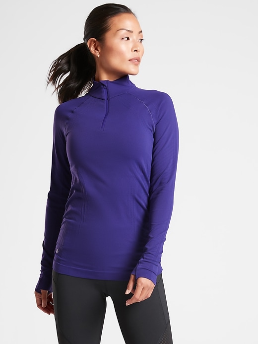 1 of 8 showing, with the color Cosmic Blue of product Speedlight Half Zip