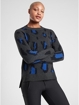 Rag and bone 2024 blue leopard sweater