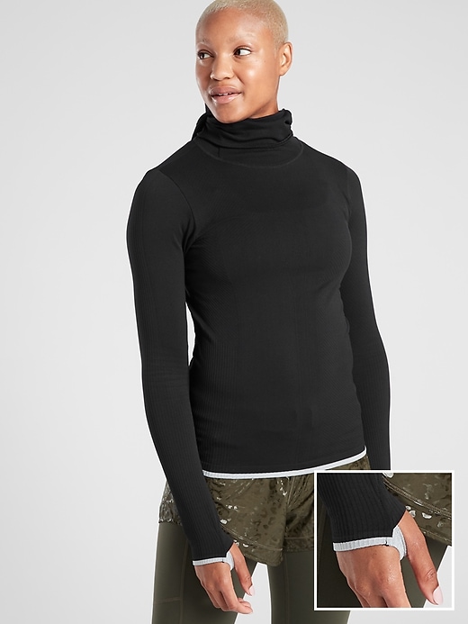 1 of 8 showing, with the color Black of product Flurry Balaclava Hoodie