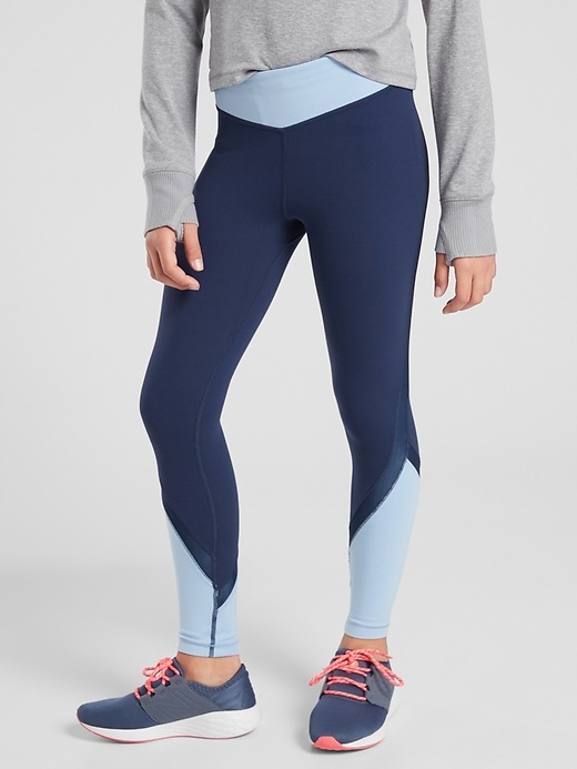 Image number 1 showing, Athleta Girl Elevate High Rise Powervita Tight