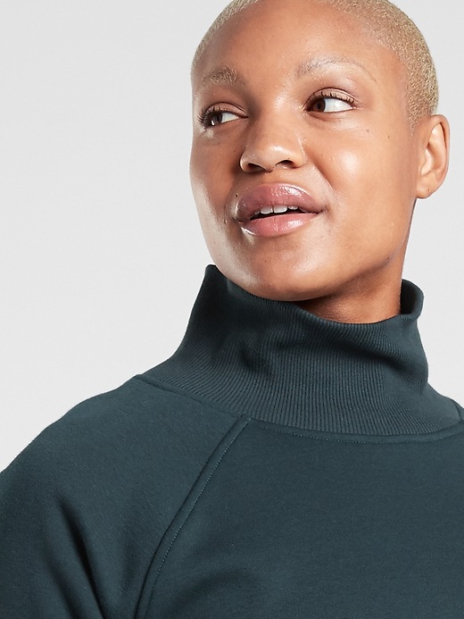 Image number 4 showing, Cozy Karma Side Zip Funnel Neck