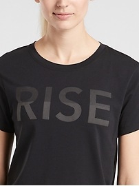 View large product image 3 of 3. Rise Crop Tee