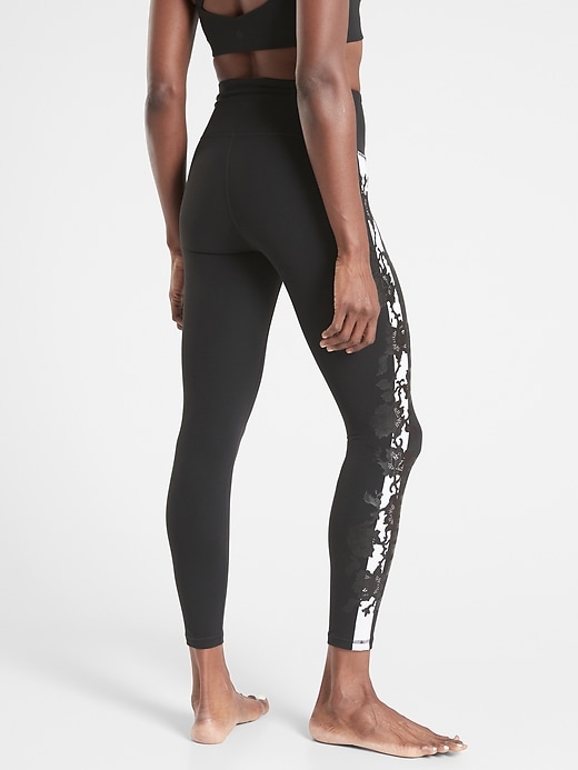 2 of 8 showing, with the color Black of product Elation Rose Stripe 7/8 Tight in Powervita