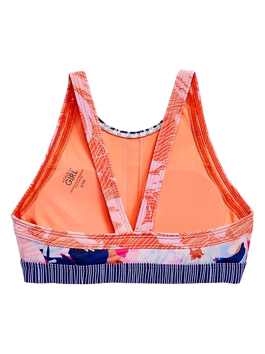 View large product image 2 of 2. Athleta Girl Sunny Flora Bikini Top