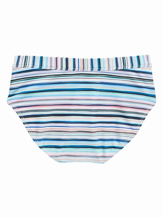 Image number 4 showing, Athleta Girl Reversible Tropical Stripe Bikini Bottom