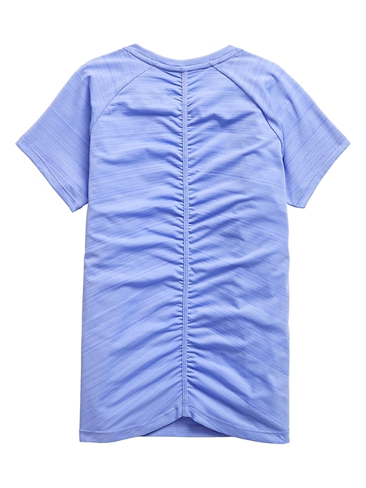 View large product image 2 of 2. Athleta Girl Ruched Sun Tee