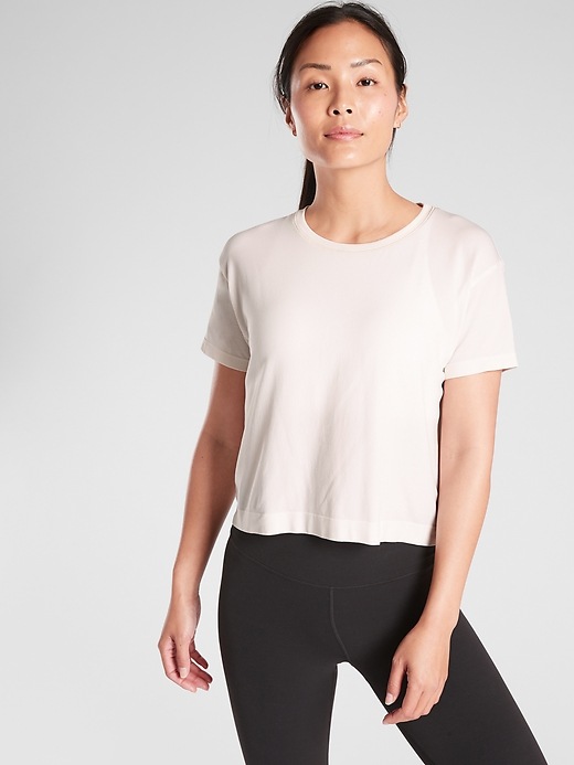 Image number 1 showing, Mineral Wash Crop Tee