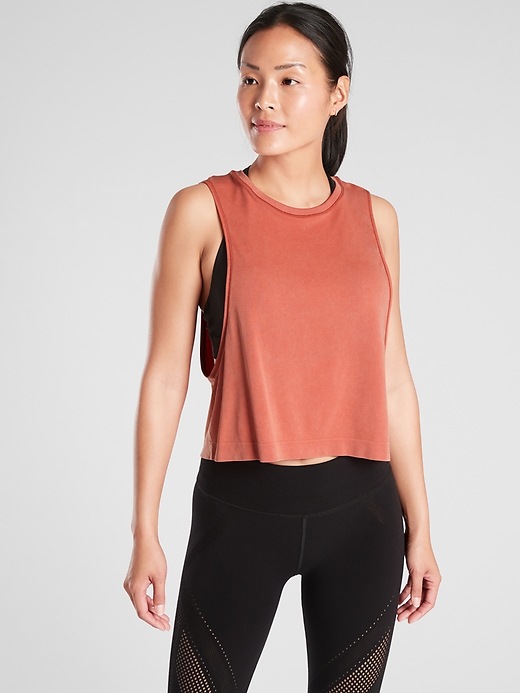 Athleta Mineral Wash Crop Tank. 2