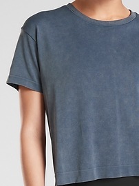 View large product image 3 of 3. Mineral Wash Crop Tee