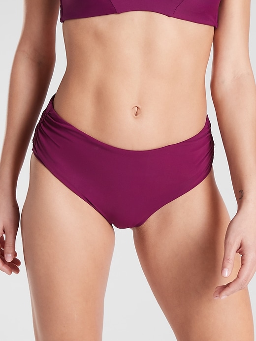 1 of 8 showing, with the color Velvet Plum of product Shirred Full Bottom