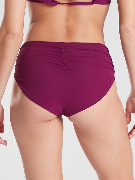 2 of 8 showing, with the color Velvet Plum of product Shirred Full Bottom