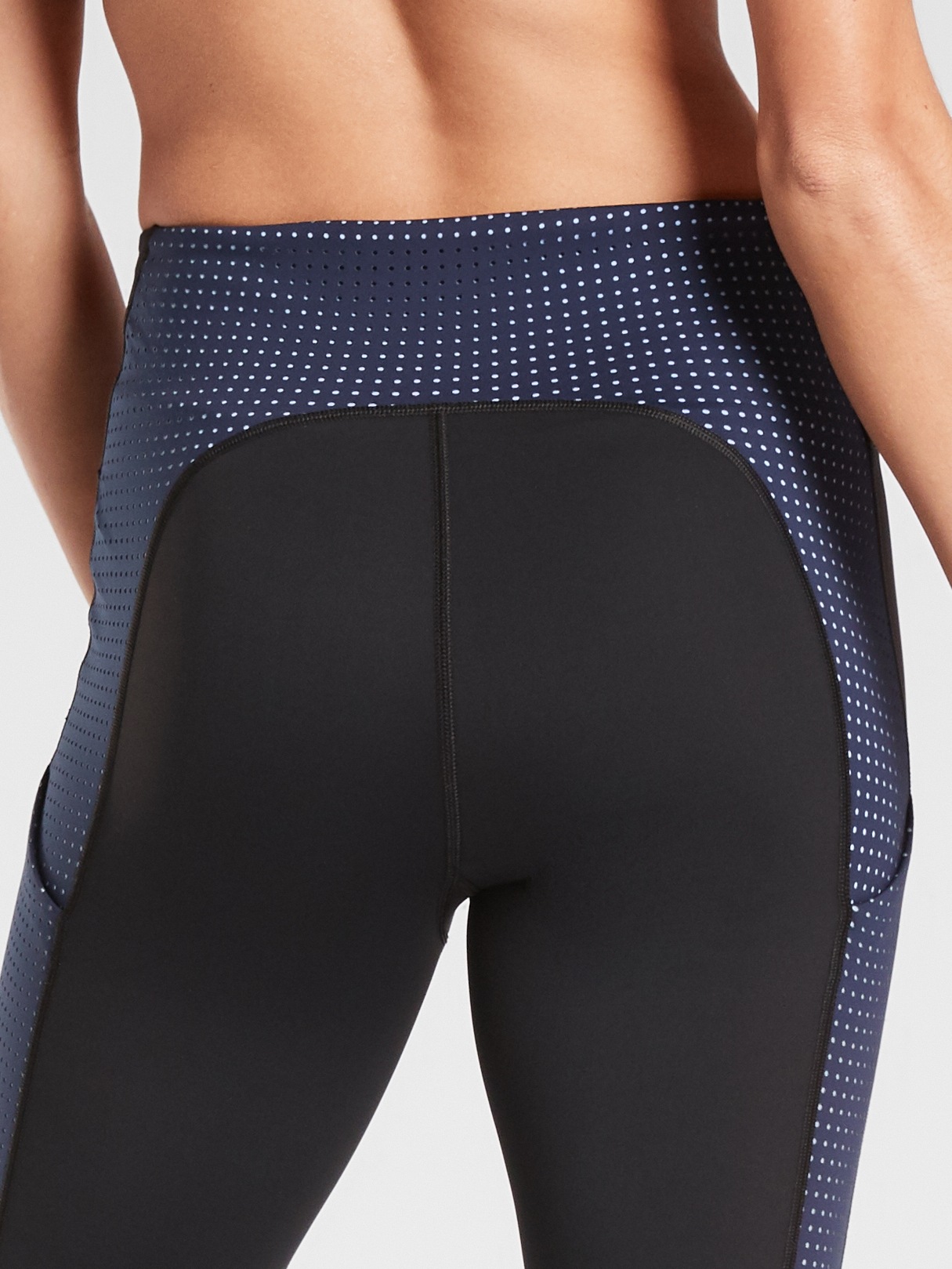 Athleta Ultimate Stash Colorblock 7/8 Tight