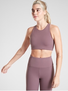 athleta high neck bra