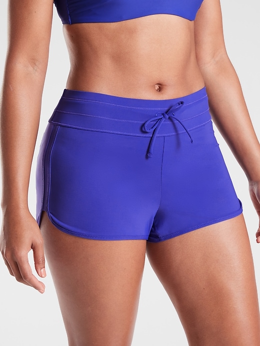 girls black high waisted shorts