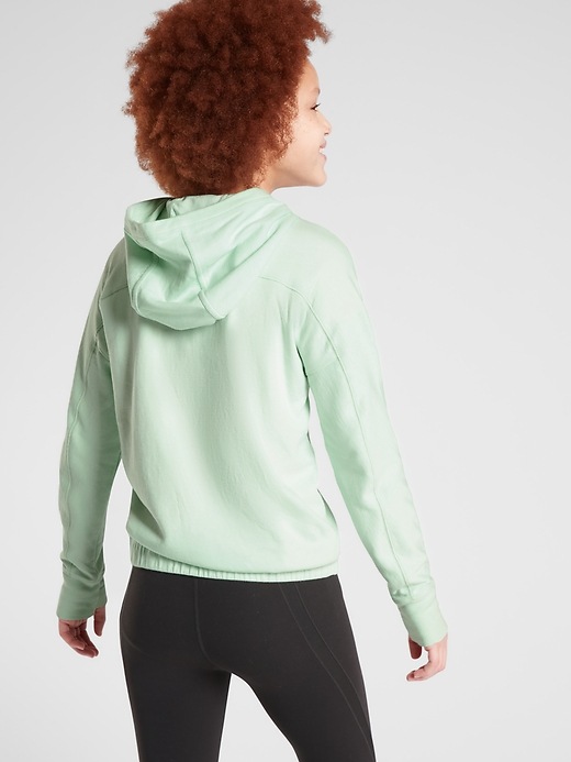 2 of 8 showing, with the color Mint Sorbet of product Athleta Girl Beachy Hoodie