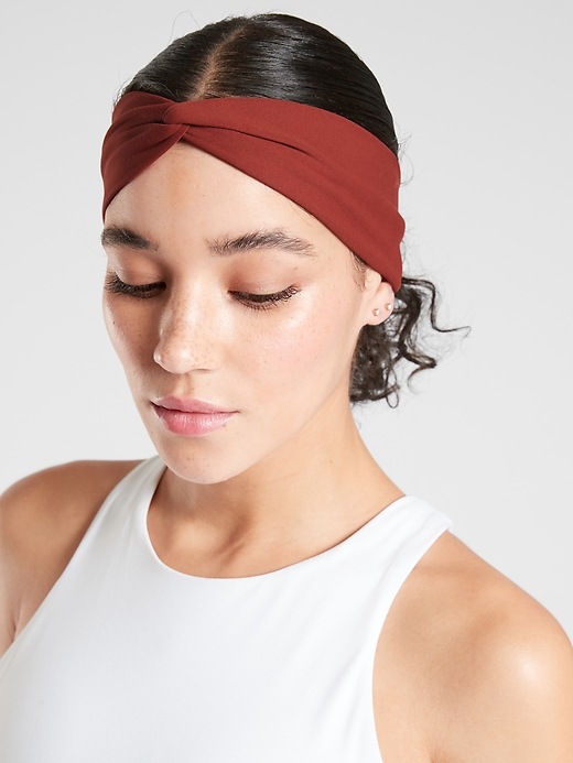 View large product image 2 of 2. Knotted Headband in Powervita&#153