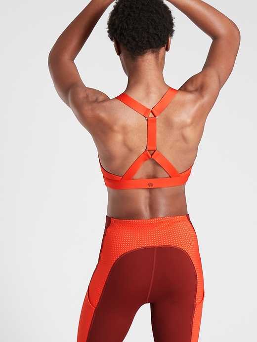2 of 8 showing, with the color Vermillion of product Ascent Bra A-C