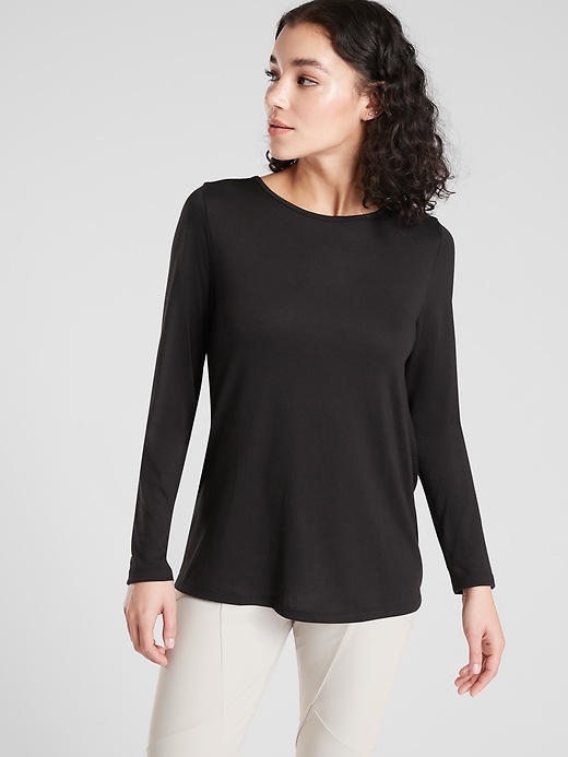 2 of 8 showing, with the color Black of product Waterfall Top