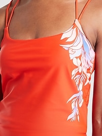 View large product image 3 of 3. Vintage Floral Blousy Tankini