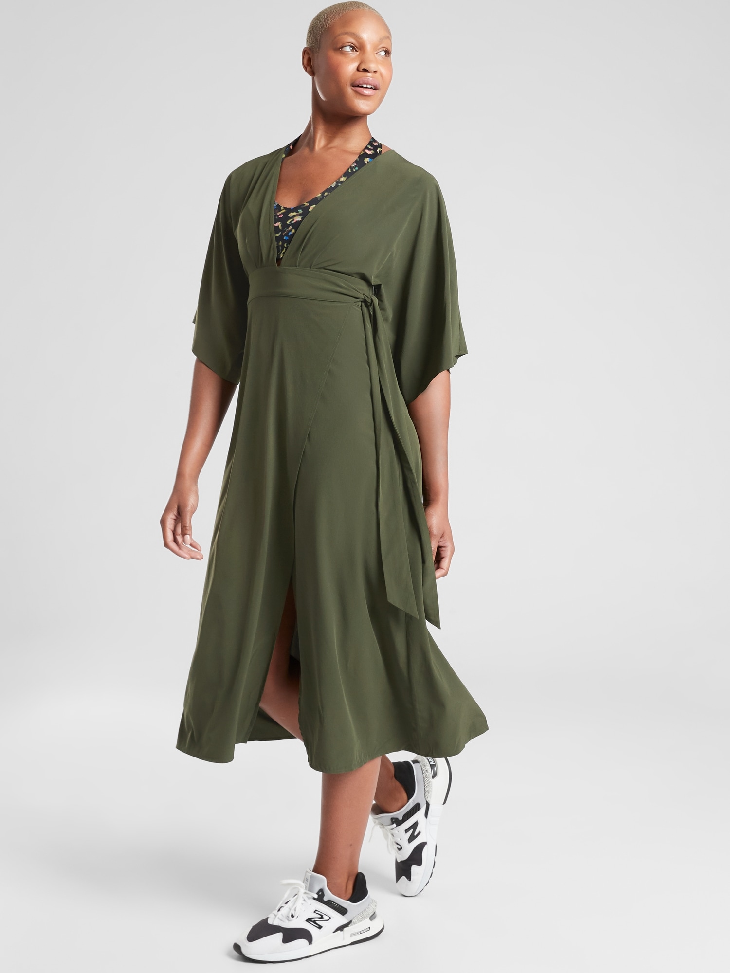 athleta wrap dress