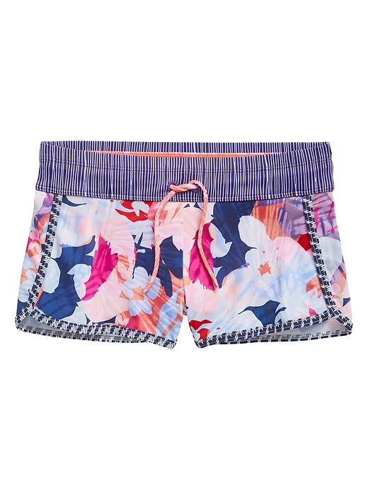 1 of 8 showing, with the color Sunny Flora of product Athleta Girl Cannonball Short
