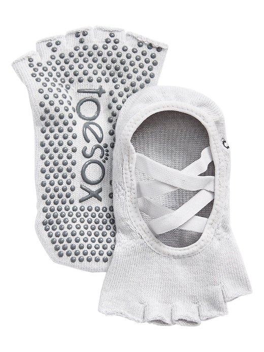 View large product image 1 of 2. Grip Half Toe Elle by Toesox&#174