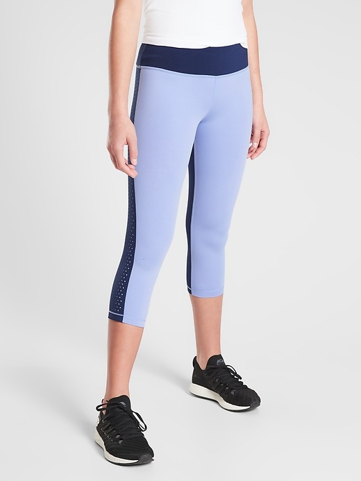 1 of 8 showing, with the color Goodnight Nora of product Athleta Girl Spring It On Capri