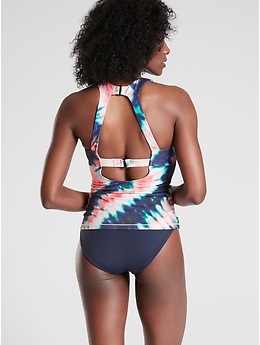 athleta tie dye tankini