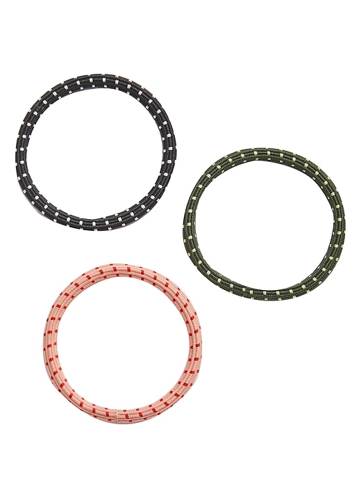 View large product image 1 of 1. Summit Bungee Hair Ties 3&#45Pack