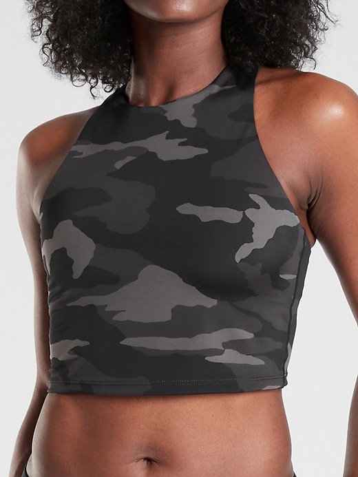 Athleta Freestyle Camo High Neck Bikini Top multi - 422964013