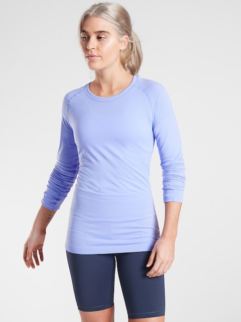 Momentum Seamless Top - Victorian Periwinkle