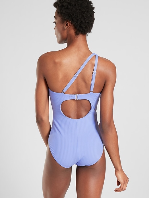 View large product image 2 of 3. Rib Asym One Piece