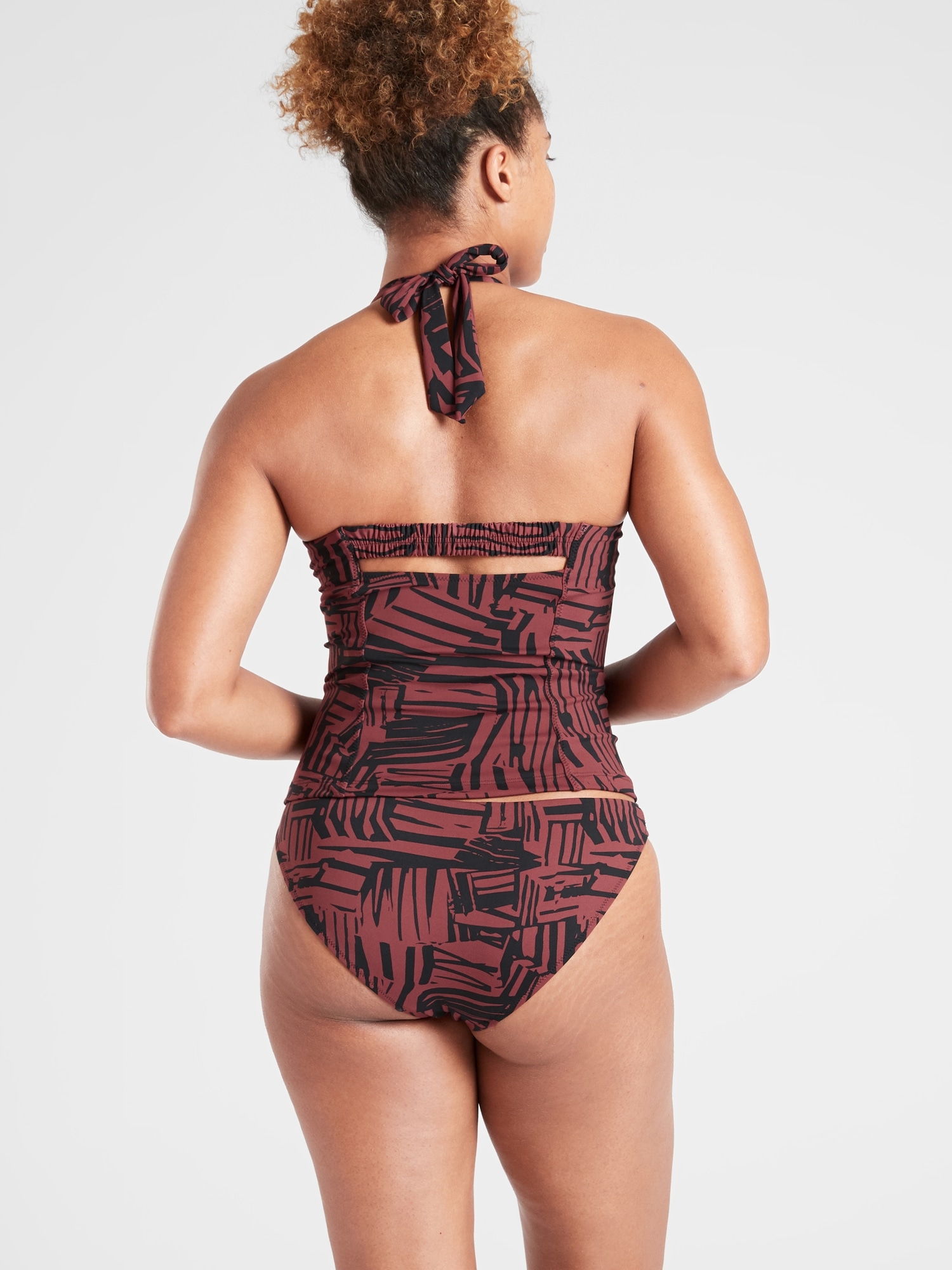 athleta camo tankini