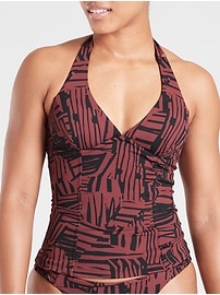 View large product image 3 of 3. Sculpted Sienna Halter Tankini