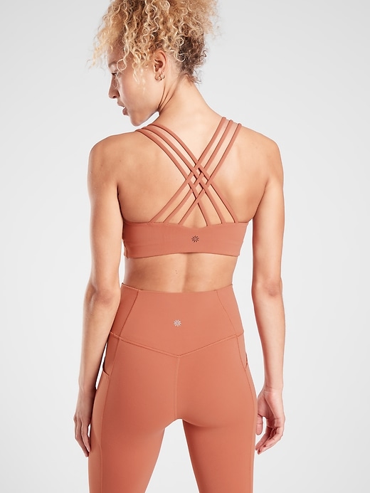 2 of 8 showing, with the color Etruscan Red of product Hyper Focused Bra D-DD