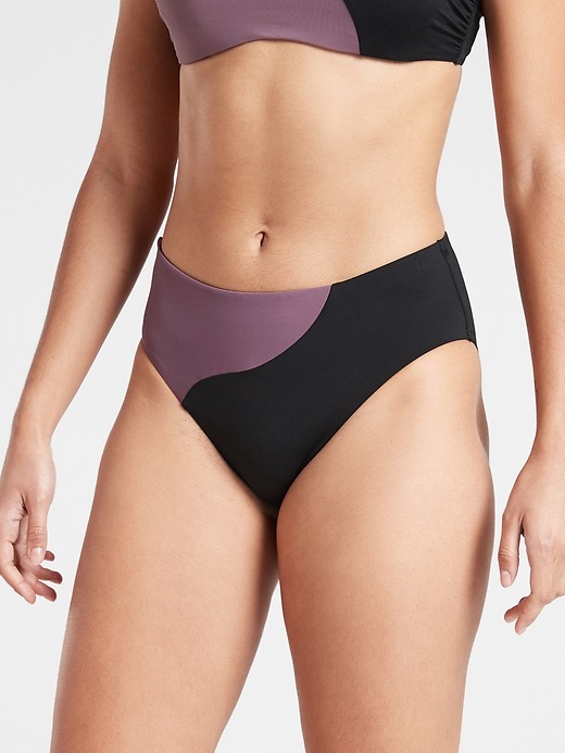 1 of 8 showing, with the color Volcanic Violet of product Asym Colorblock Full Bottom