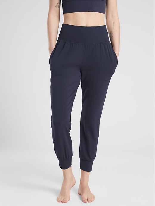 athleta black joggers