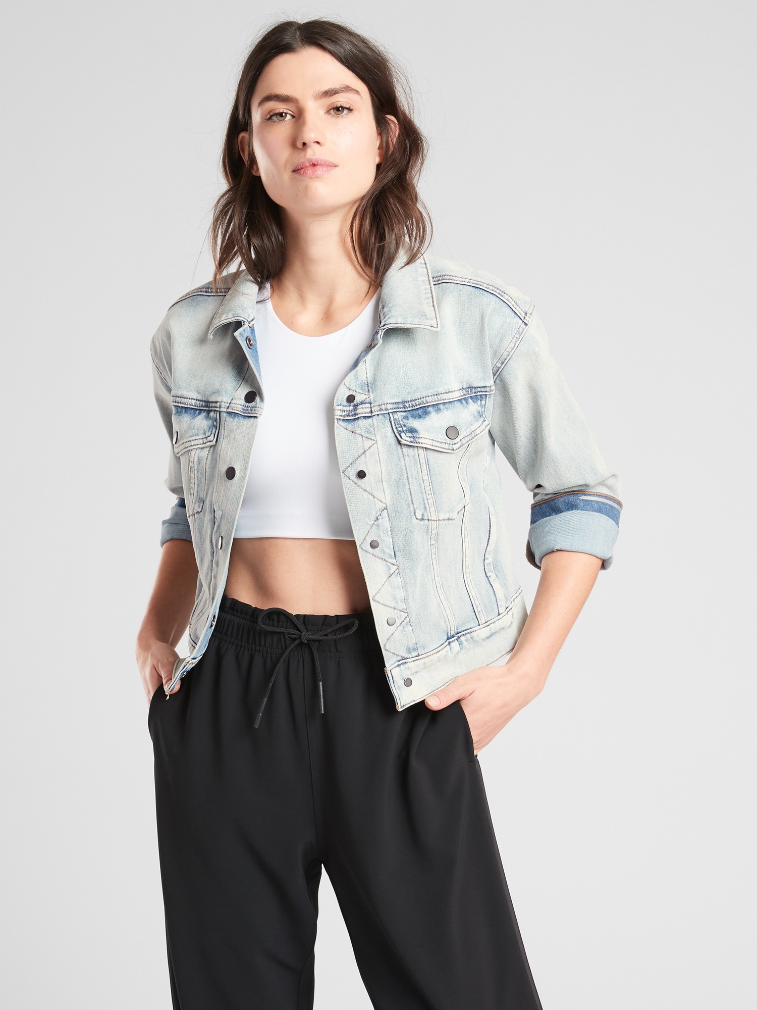 Double Time Denim Jacket | Athleta