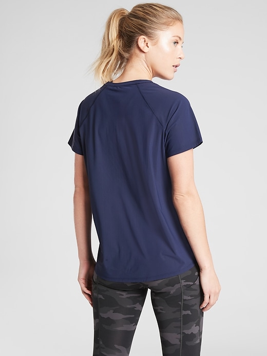 2 of 8 showing, with the color Dress Blue of product Ultimate Train Tee