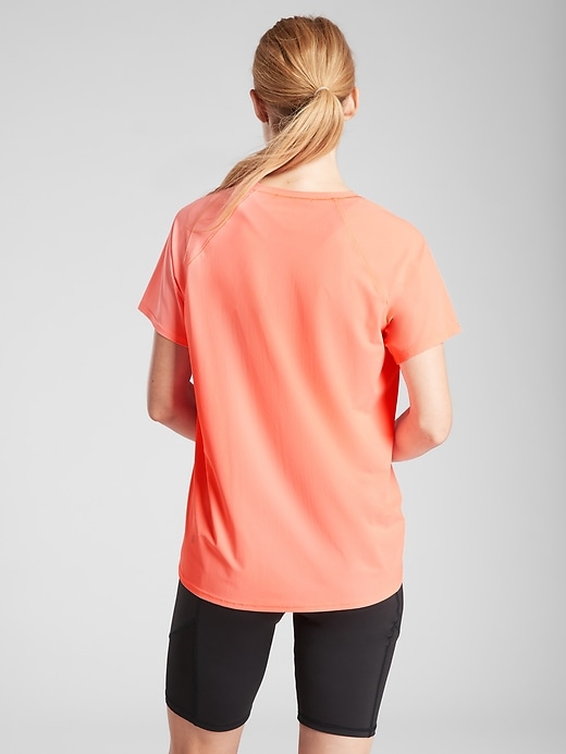2 of 8 showing, with the color Coral Volt of product Ultimate Train Tee