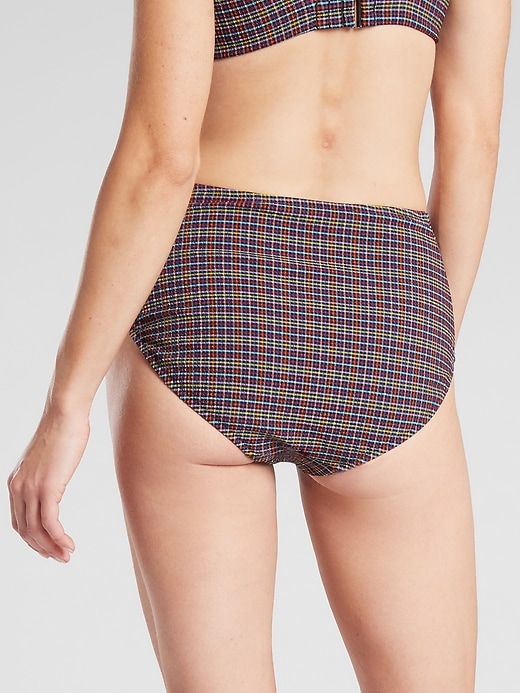 2 of 8 showing, with the color Multi of product Seersucker High Waist Bottom