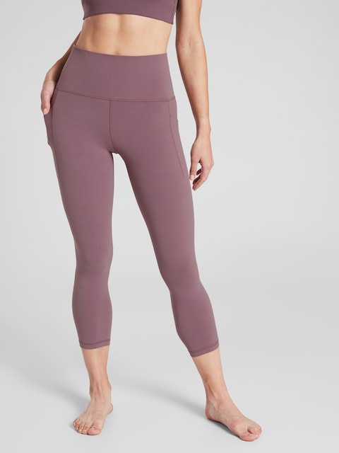 Salutation Stash High Rise Capri - Purple