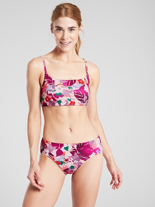 View large product image 1 of 3. A&#45C Daybreak Tropic Scoop Bikini Top