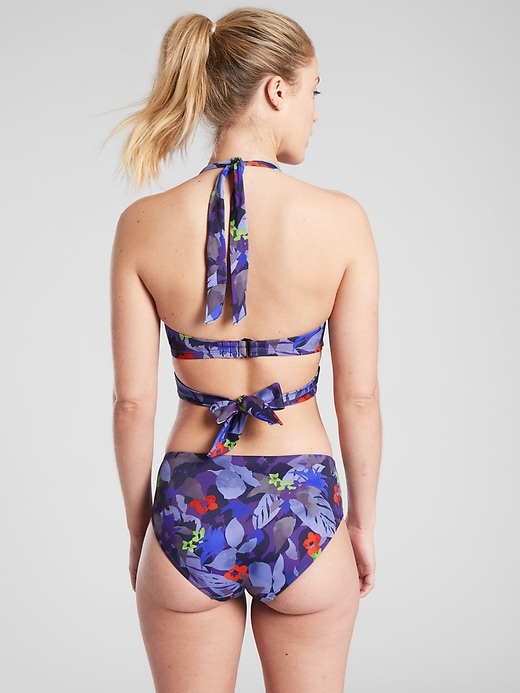 View large product image 2 of 3. Twilight Tropic Wrap Bikini Top