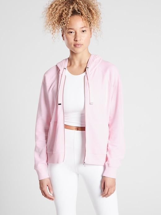 1 of 8 showing, with the color Delicate Pink of product Sundown Hoodie