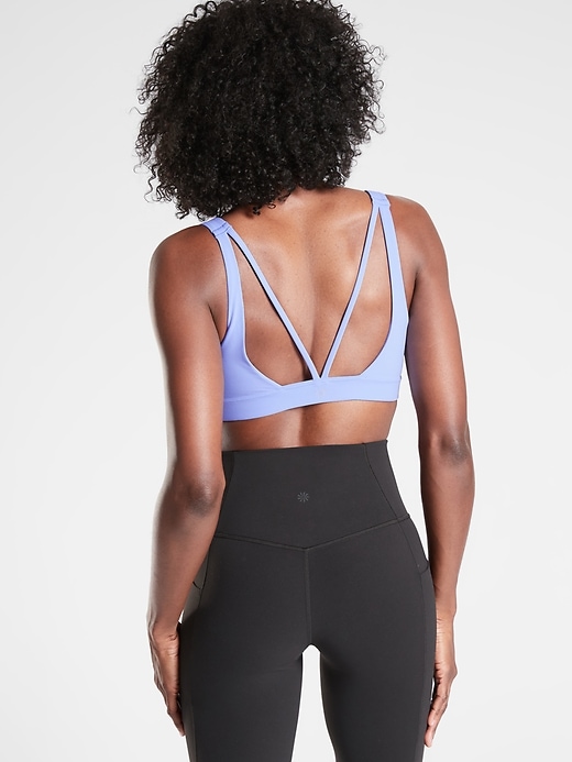 1 of 8 showing, with the color Victorian Periwinkle of product Exhale Bra A-C