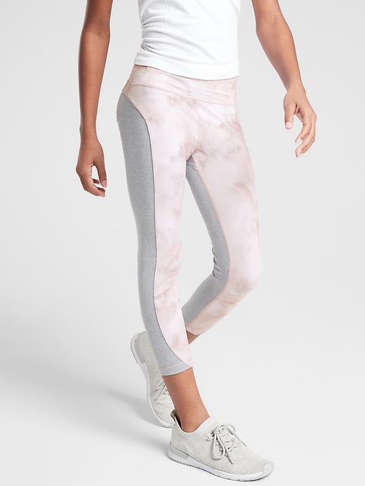 Image number 1 showing, Athleta Girl Spliced Chit Chat Capri