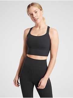 athleta longline bra