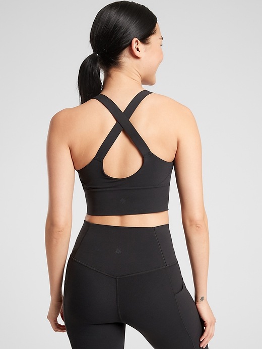 2 of 8 showing, with the color Black of product Formation Longline Bra A-C